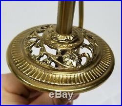 Antique Vintage Fine Brass Bronze Aesthetic Chinese Style Lamp Parts Base