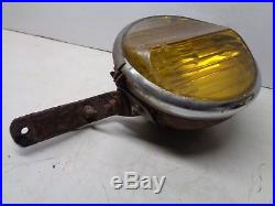 Antique/Vintage Guide Fog Lamp/Light 1920s 1930s 1940s Odd Peaked Lens RARE