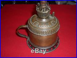 Antique Vintage Non-aladdin Size 0 Little Jewel Hotel Oil Kerosene Lamp Part