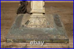 Antique Vintage c. 1916 Emeralite Brass Bankers Desk Lamp Light Parts/Restoration