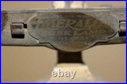 Antique Vintage c. 1916 Emeralite Brass Bankers Desk Lamp Light Parts/Restoration