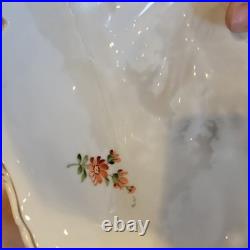 Antique Von Scheirholz German Porcelain Figural Lamp Lithophane Shade 24 Parts