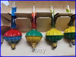 Antique Vtg 1940s Christmas Santa Paramount Raylite Lights Box RARE for Parts