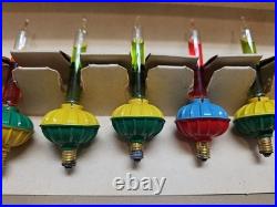 Antique Vtg 1940s Christmas Santa Paramount Raylite Lights Box RARE for Parts