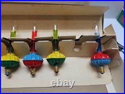 Antique Vtg 1940s Christmas Santa Paramount Raylite Lights Box RARE for Parts