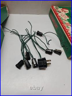 Antique Vtg 1940s Christmas Santa Paramount Raylite Lights Box RARE for Parts
