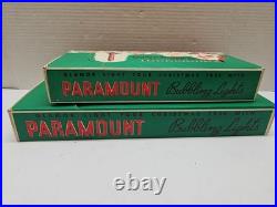 Antique Vtg 1940s Christmas Santa Paramount Raylite Lights Box RARE for Parts