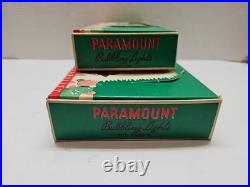 Antique Vtg 1940s Christmas Santa Paramount Raylite Lights Box RARE for Parts