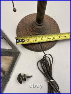 Antique Vtg Rainaud 1118 Stained Glass Table Lamp Tiffany Era RESTORATION/ PARTS