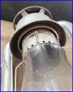 Antique Winfield Mfg. CYCLONE Coldblast Lantern Lamp For Parts Or Repair