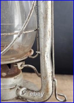 Antique Winfield Mfg. CYCLONE Coldblast Lantern Lamp For Parts Or Repair