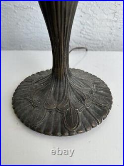 Antique art nouveau table lamp base parts restore 1N