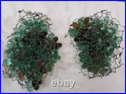Antique set of 2 grape cluster for chandelier and lamp parts