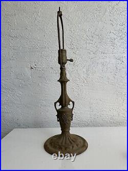 Antique table lamp base parts restore 1K