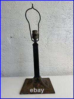 Antique table lamp base parts restore 1M