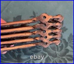 Art Deco Era Midwest Light Fixture Co BRONZE Slip Shade Light Fixture PARTS ONLY