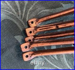 Art Deco Era Midwest Light Fixture Co BRONZE Slip Shade Light Fixture PARTS ONLY