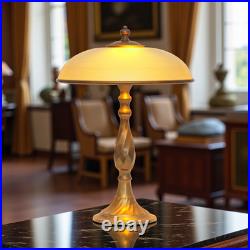 Art Deco design table Saint-Étienne copper lamp unique piece bankers