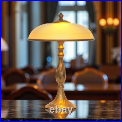 Art Deco design table Saint-Étienne copper lamp unique piece bankers