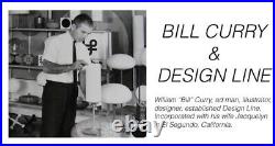 BILL CURRY Vintage STEMLITE FLOOR LAMP STAND Design Line Parts or Repair