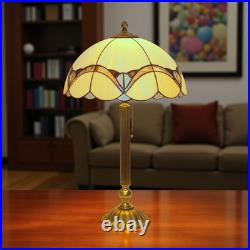 Beautiful Art Deco Design Tiffany Copper Table Lamp Pinky Unique Piece