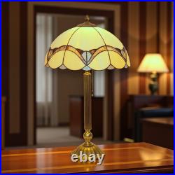 Beautiful Art Deco Design Tiffany Copper Table Lamp Pinky Unique Piece