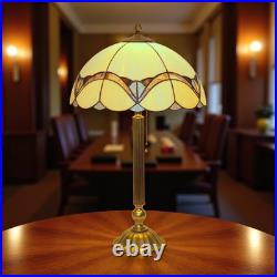 Beautiful Art Deco Design Tiffany Copper Table Lamp Pinky Unique Piece