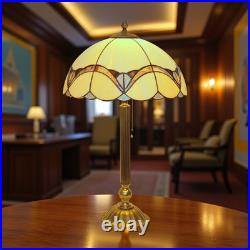 Beautiful Art Deco Design Tiffany Copper Table Lamp Pinky Unique Piece
