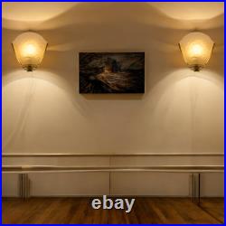 Beautiful & Elegant Deco Type Wall Lamp Sunflower Wall 2 Piece Vfgbr