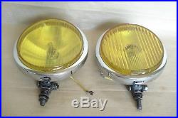 Bosch Halogen Sf-s35 Vintage-fog-lamp-light Spot Yellow Chrom Porsche Vw Bmw