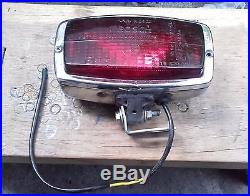 Bosch K8404 Rear Fog Lamp Light Vintage Red / Chrome Vw Bmw Mercedes Benz