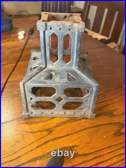 Bradley Hubbard Cast Iron Lamp Midsection, Parts Only No Glass