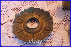 Brass Metal Bells & Canopies For Antique Pan Light Fixture Replacement Parts