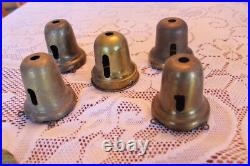 Brass Metal Bells & Canopies For Antique Pan Light Fixture Replacement Parts