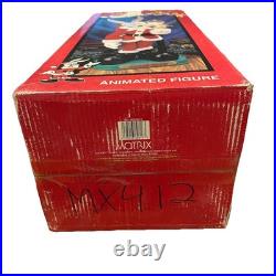 Bugs Bunny Animated Christmas Santa Lamp Post 26 Looney Tunes 1996 Vintage