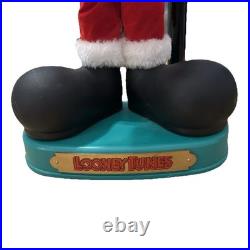 Bugs Bunny Animated Christmas Santa Lamp Post 26 Looney Tunes 1996 Vintage