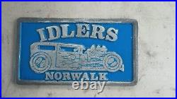 CAR CLUB PLAQUE Edelbrock Holley lowrider vintage parts sign sbc LS1 427 454 350
