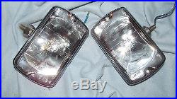 CIBIE 35 NOS NEW AIRPORT DRIVING LIGHT ROAD RALLYE CHROME SPOT LAMP With COVERS