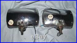CIBIE 35 NOS NEW AIRPORT DRIVING LIGHT ROAD RALLYE CHROME SPOT LAMP With COVERS