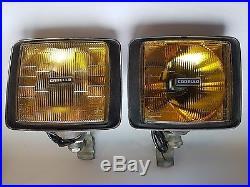 Carello 2 Driving Lamps Vintage Cross-country Hot Rod Vehicle Jeep Big Size Rare