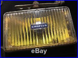 Carello Jod 435-444 Vintage-fog-lamp-light-yellow For Alfa Ferrari Lancia +cover