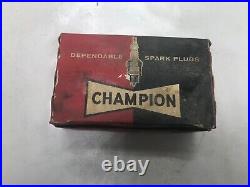 Case of 10 Vintage Champion N-3 Spark Plugs New in Box