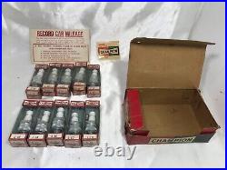 Case of 10 Vintage Texaco L-10 Spark Plugs New in Box Service Station Old Car