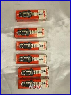Case of 6 Vintage Autolite 46 Spark Plugs New in Box Ford Mercury Mustang Torino