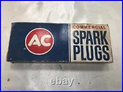 Case of 7 Vintage AC C44S Spark Plugs New in Box Service Station Old Car Parts