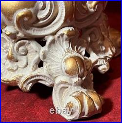 Cast Metal Spelter Figural Cherub Cupid Putti Accent Tabel Boudoir Lamp Light