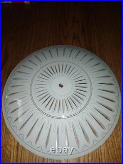 Ceiling Light Shade Vintage MCM Flying Saucer Ufo Parts