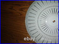 Ceiling Light Shade Vintage MCM Flying Saucer Ufo Parts