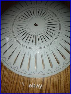 Ceiling Light Shade Vintage MCM Flying Saucer Ufo Parts