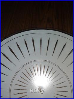 Ceiling Light Shade Vintage MCM Flying Saucer Ufo Parts